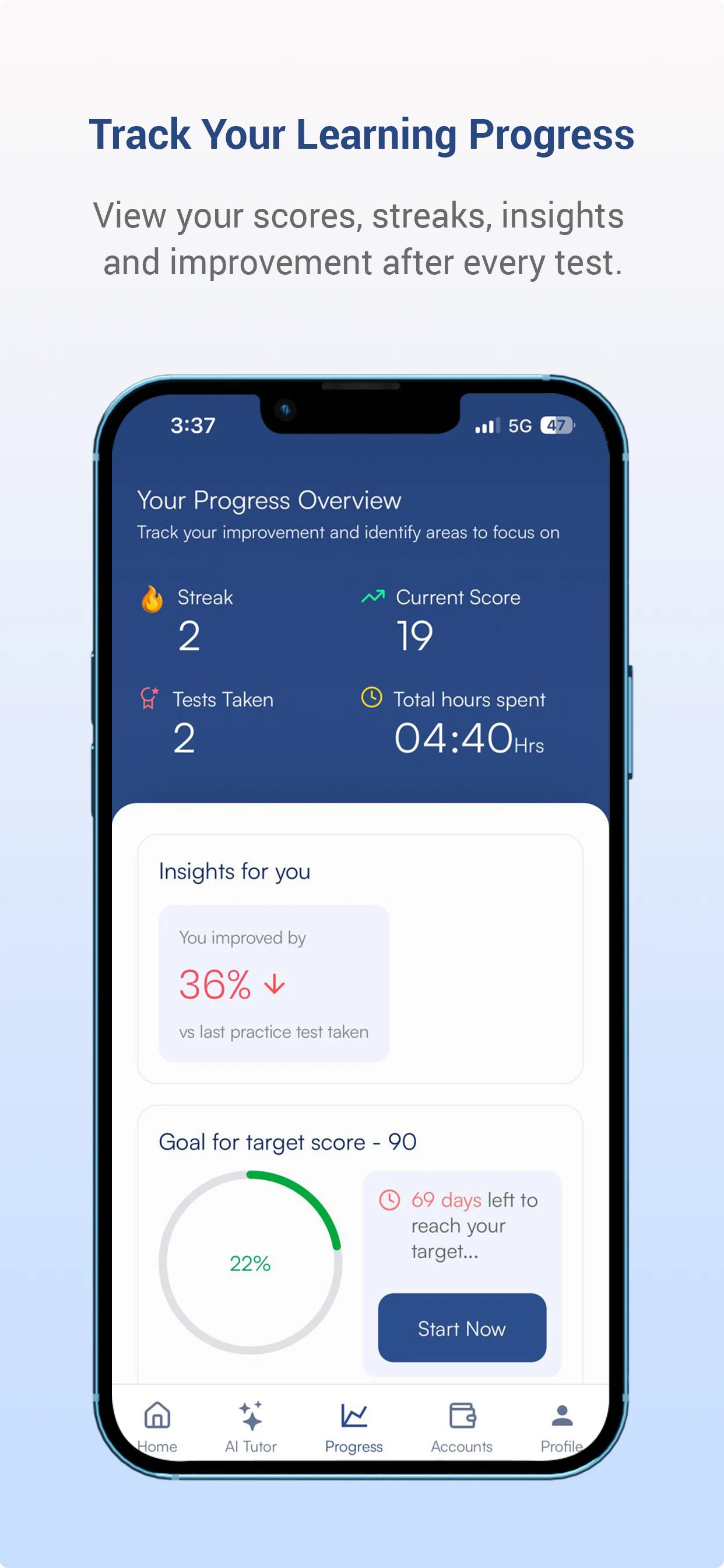 PTE/IELTS Practice & AI Tutor screenshot