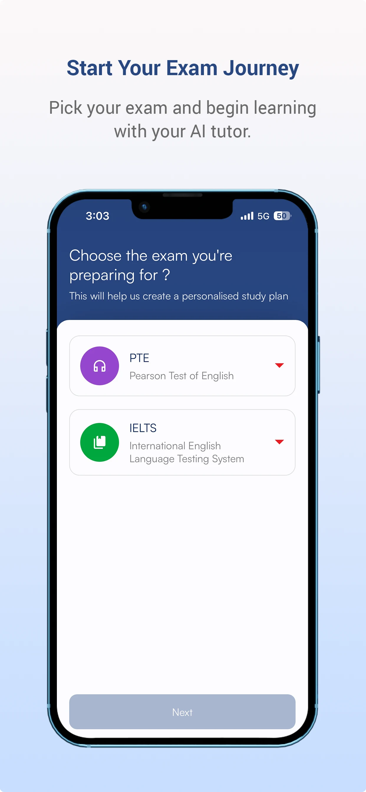 PTE/IELTS Practice & AI Tutor screenshot
